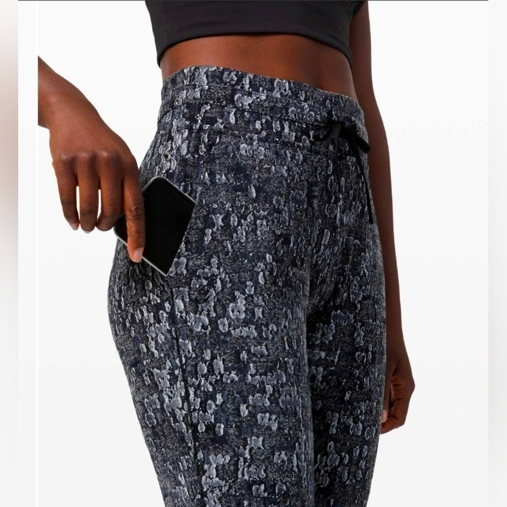 Lululemon Ready to Rulu Jogger 29"Eventide Jacquard SprayDye Black Deep Coal-6#6